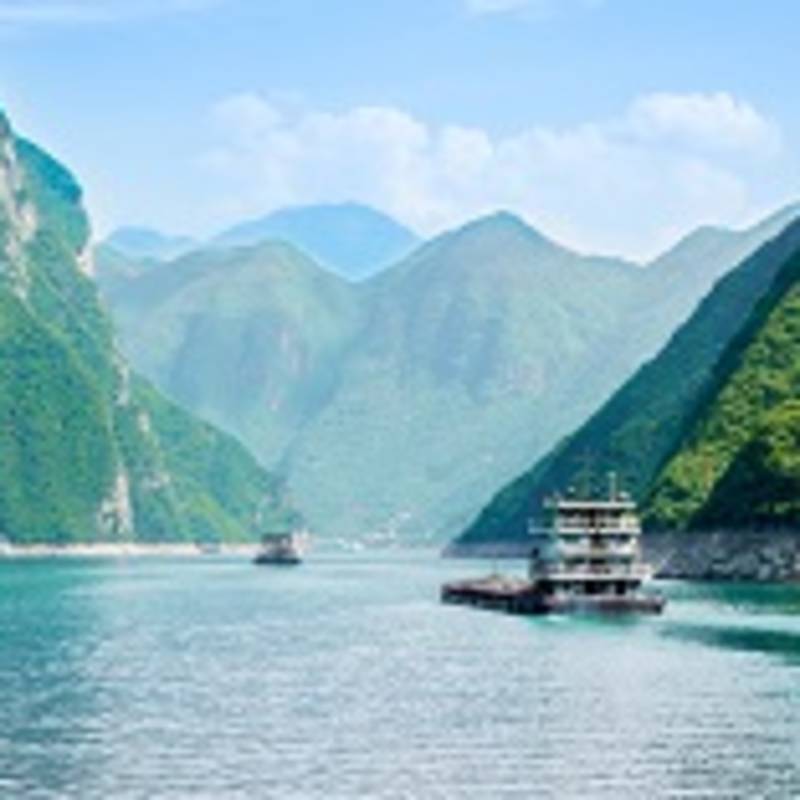 River cruise in China - ships on the Yangtze River - Copy