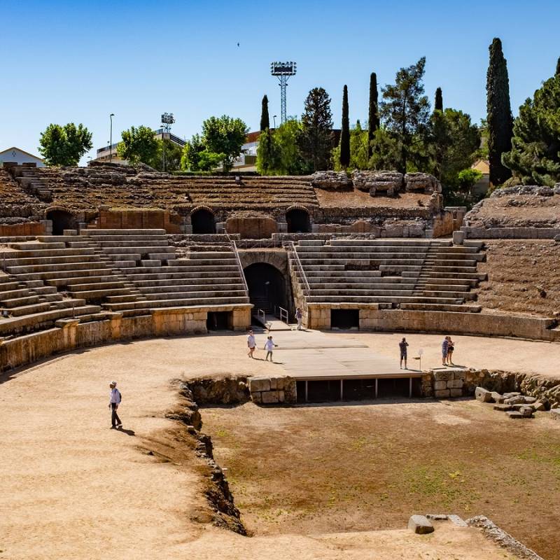 Roman ruins in Spain