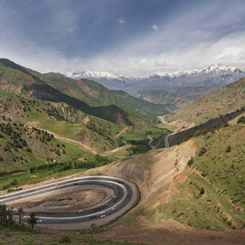 Fergana Valley in Uzbekistan