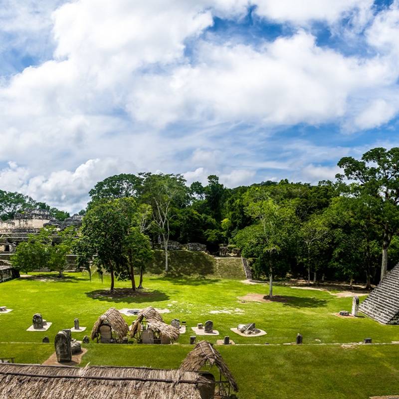 Enchanting Travels Guatemala ToursMayan Temples of Gran Plaza or Plaza Mayor at Tikal National Park