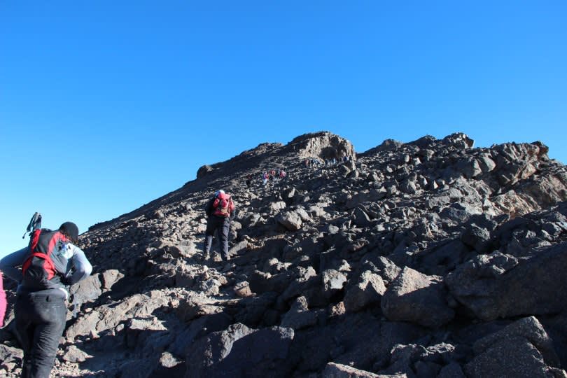 Climbing Mount Toubkal with Friends