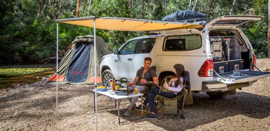 5 Personers Outback 4WD Med Telt Fra Britz Australien MyPlanet Rejser