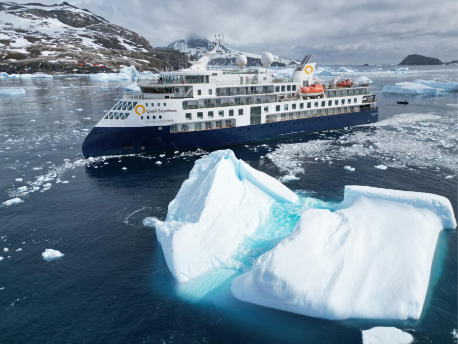 Ocean Explorer ship. Photo by Quark Expeditions. 