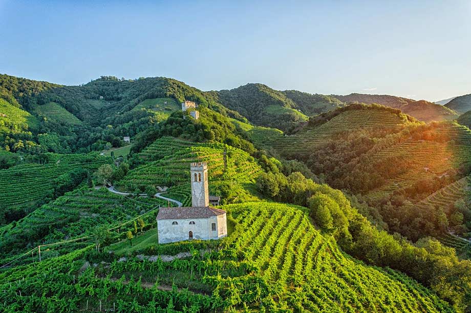 Church in the Prosecco Hills