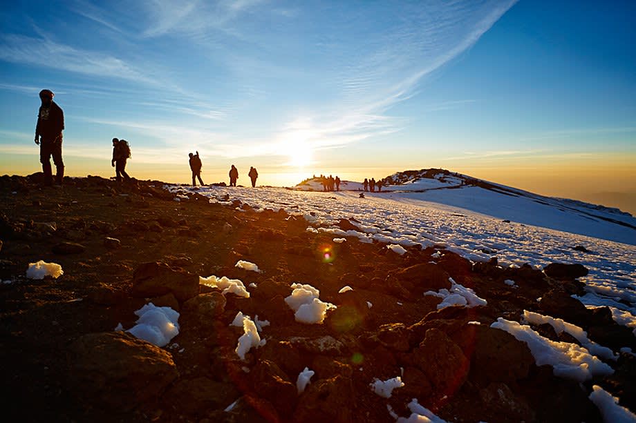 Grand plateau de service avec anses Kilimandjaro