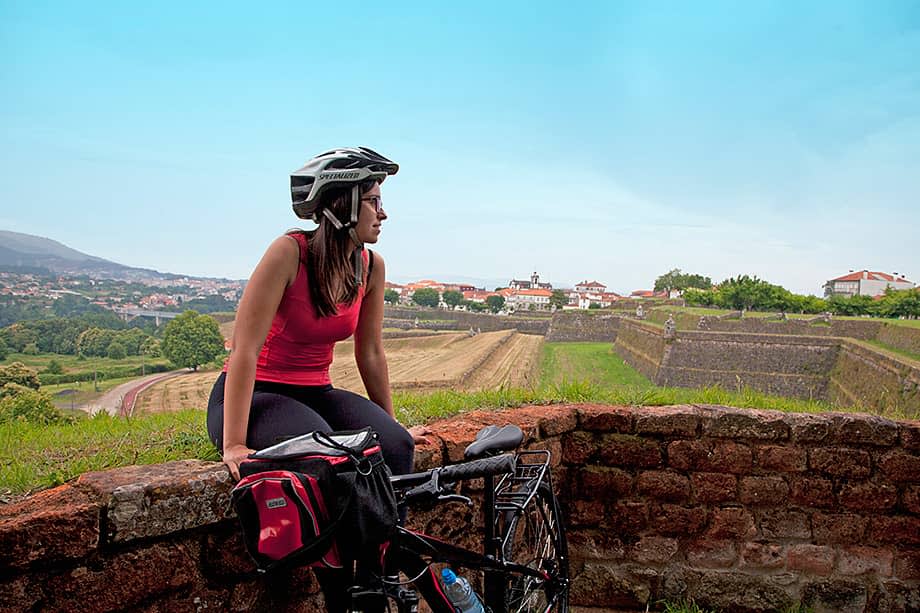 Cyclist in Portugal