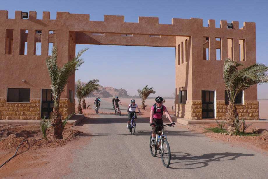 Cycling from the Wadi Rum Visitors Centre