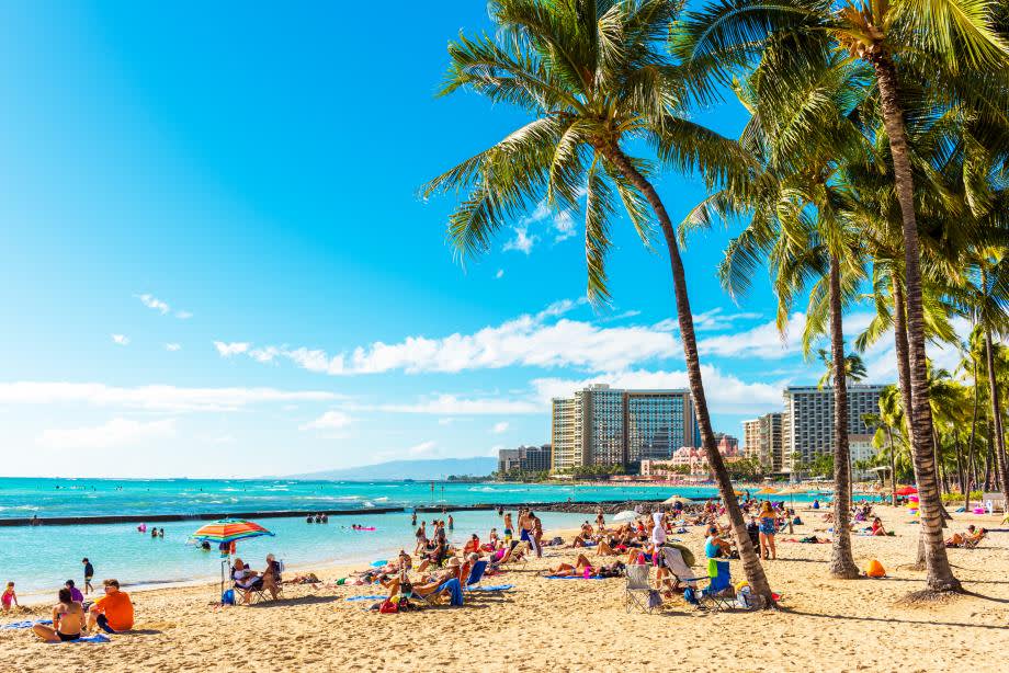 Waikiki beach Oahu