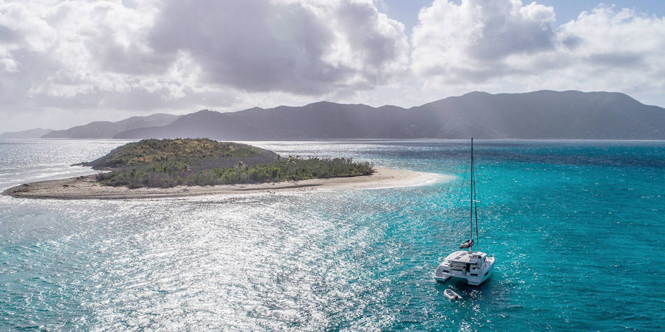Moorings charter catamaran in BVI