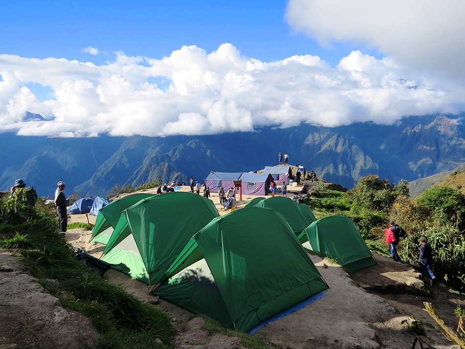 Camping on the Inca Trail