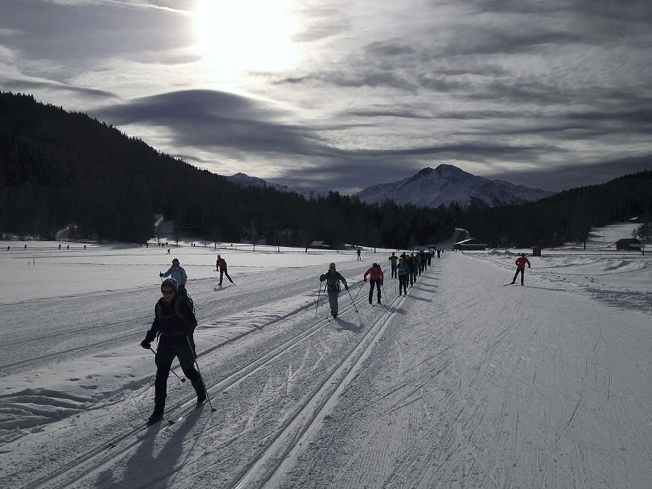 Skiing in Seefeld