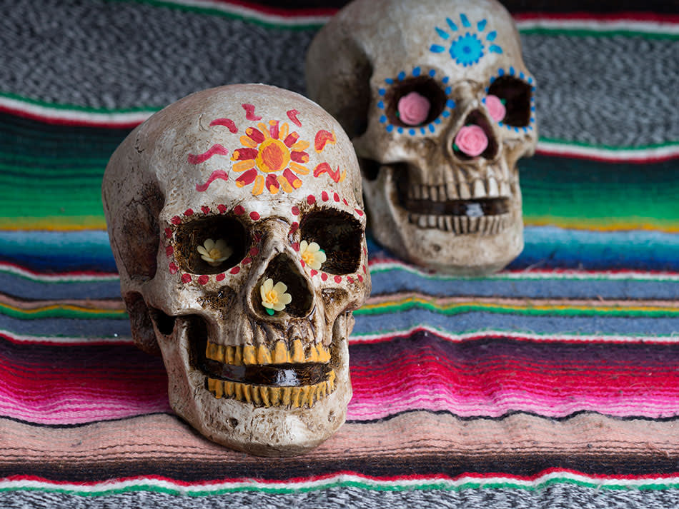 Day of the Dead skulls