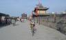 Cycling along the city walls, Xi'an