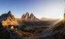 Sunset over the Tre Cime