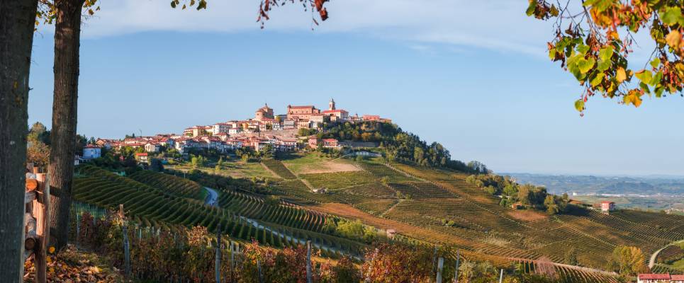 La Morra village,Piedmont, Italy