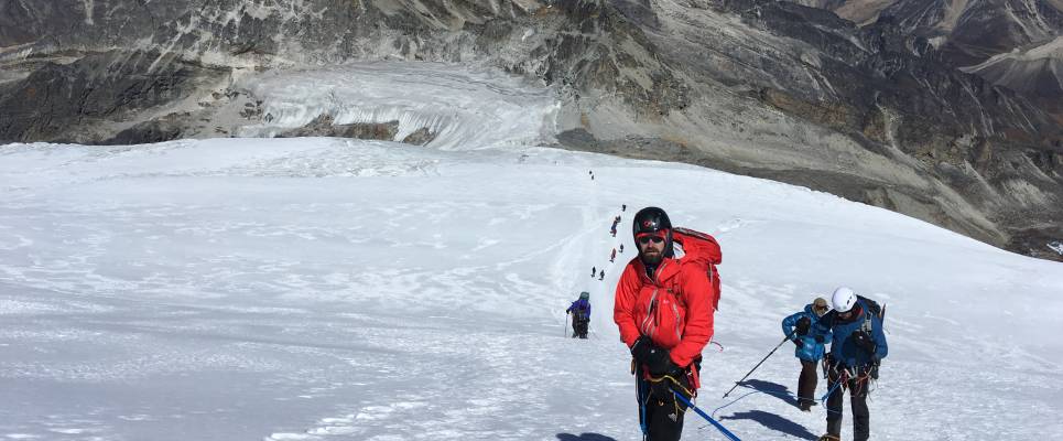 Between Low and High Camp, Nepal