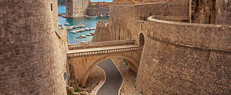 The mighty walls of Dubrovnik