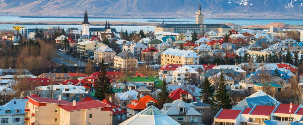 View over Reykjavik, Iceland