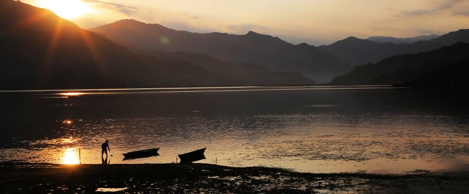 Phewa Lake sunset