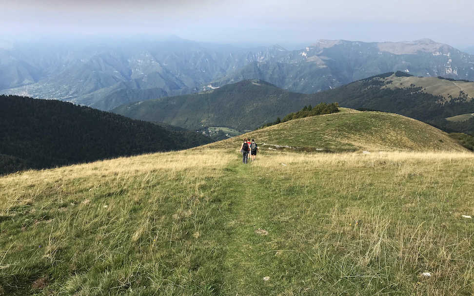 Walking on Mont Cesen