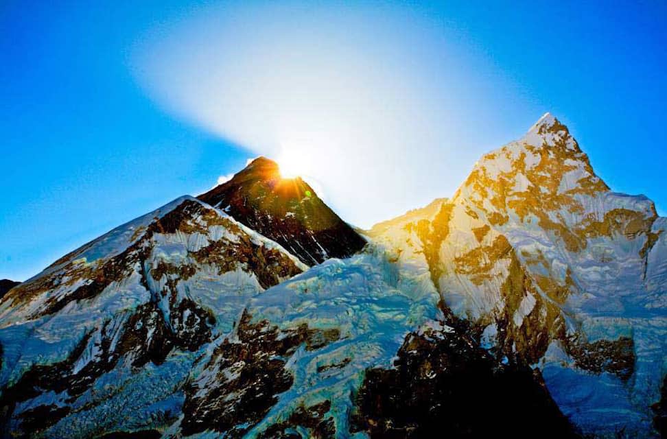 Sunrise over the Himalaya