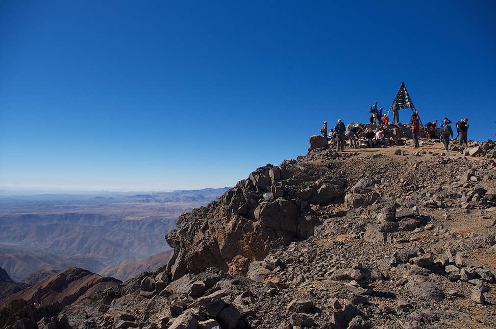 Peak of Mount Toubkal