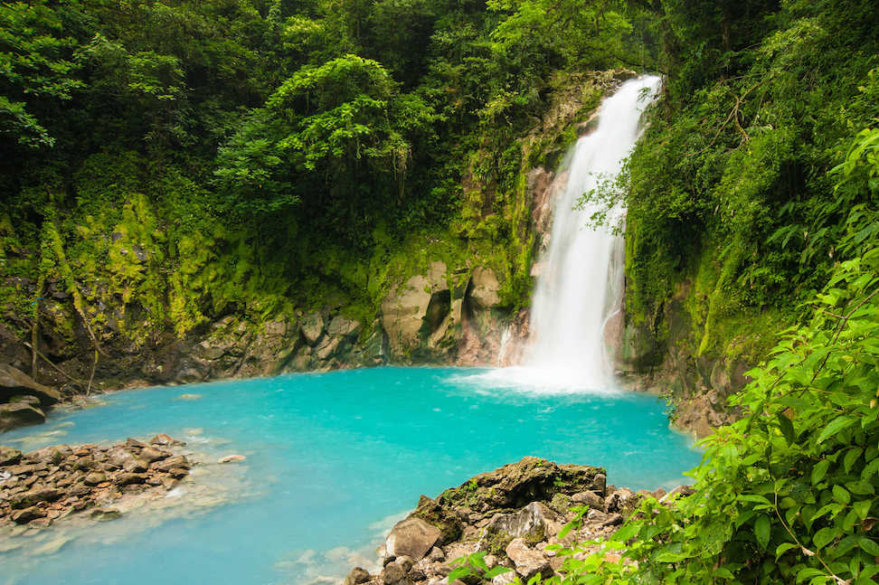 costa rica waterfall