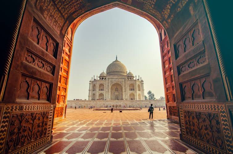 Taj Mahal in Agra India