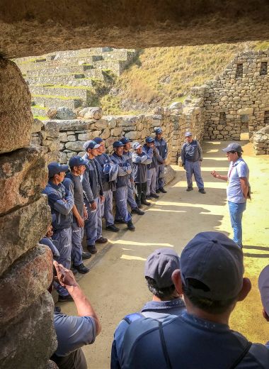 Exodus Porters at Machu Picchu