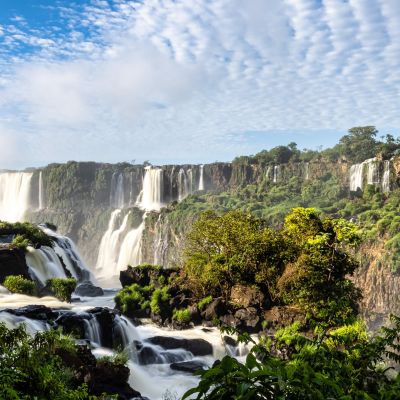 Die Taufelsschlucht der Iguazú Wasserfälle in Argentinien