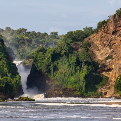 The famous Murchsion Falls in Uganda, Africa