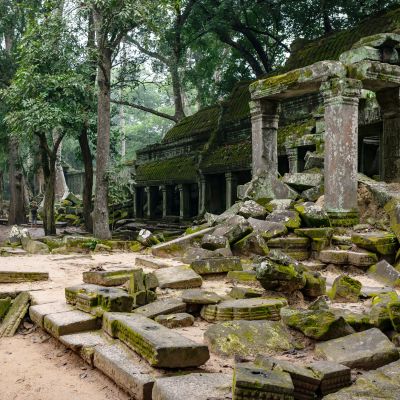 Abandoned temples in Cambodia, Asia