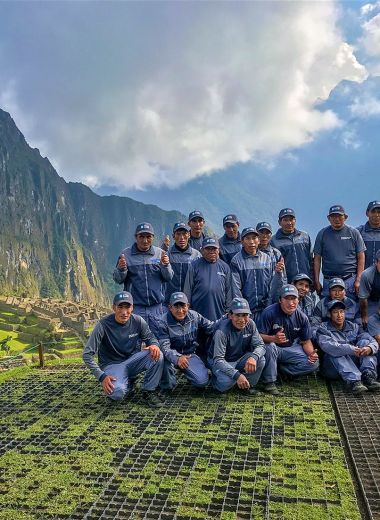 Exodus Porters at Machu Picchu