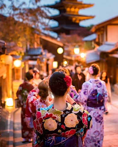 Geishas in Kyoto, Japan