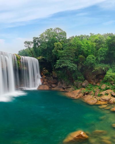 Panorama of Magical Krang Suri meghalaya east India