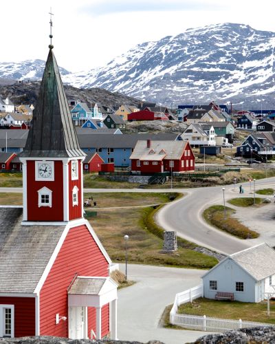 The cathedral in Nuuk capital of Greenland