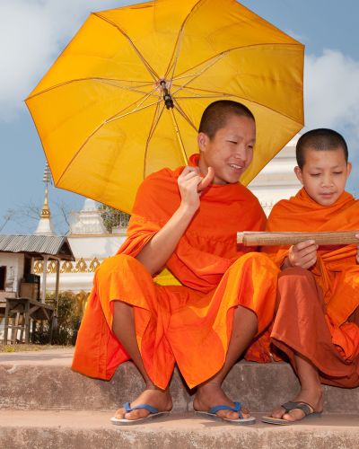 Buddhist Monk Laos