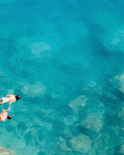 Couple snorkeling, Maldives, Asia - history of Maldives