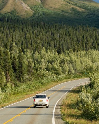 The Richardson Highway Crossing, Alaska, Mountain