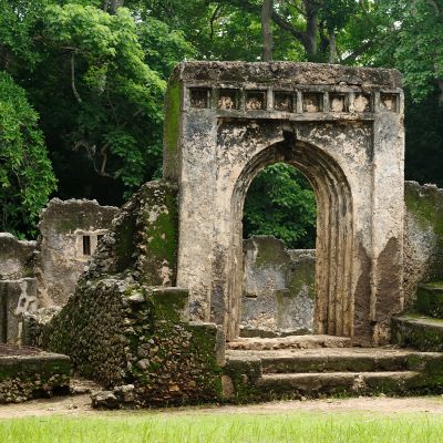 Kenya, Gede ruins are the remains of a Swahili town located in Gedi, a village near the coastal town of Malindi