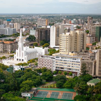 A view of Maputo the capital of Mozambique, Africa - Mozambique travel guide
