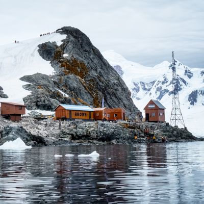 Brown Station an Argentine Antarctic base and scientific research station located at Paradise Bay, Antarctica