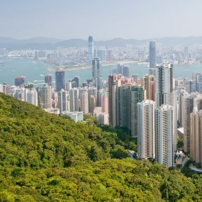 panorama of hong kong, Asia