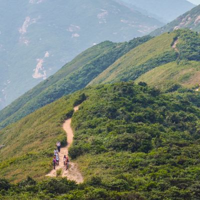Hong Kong hiking trail scenery - Dragon's Back, Asia