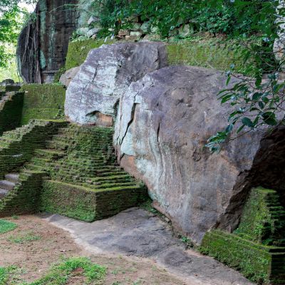 Old Ruins of Sigiriya Castle, Sri Lanka, Asia