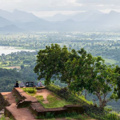 Beautiful vew from Sigiriya Lion Rock, Sri Lanka, Asia