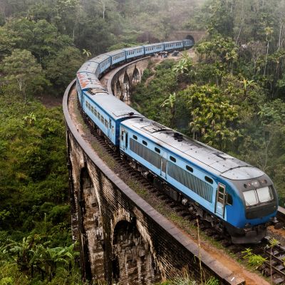 The Nine Arches Bridge Demodara is one of the iconic bridges in Sri Lanka, Asia