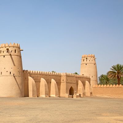 Famous Jahili fort in Al Ain oasis, United Arab Emirates
