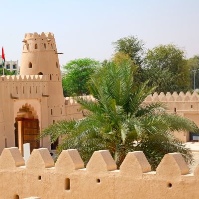 Famous Jahili fort in Al Ain oasis, United Arab Emirates