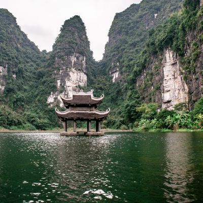 Boat cave tour in Trang, Halong Bay, Ninh Binh province, Vietnam, Asia